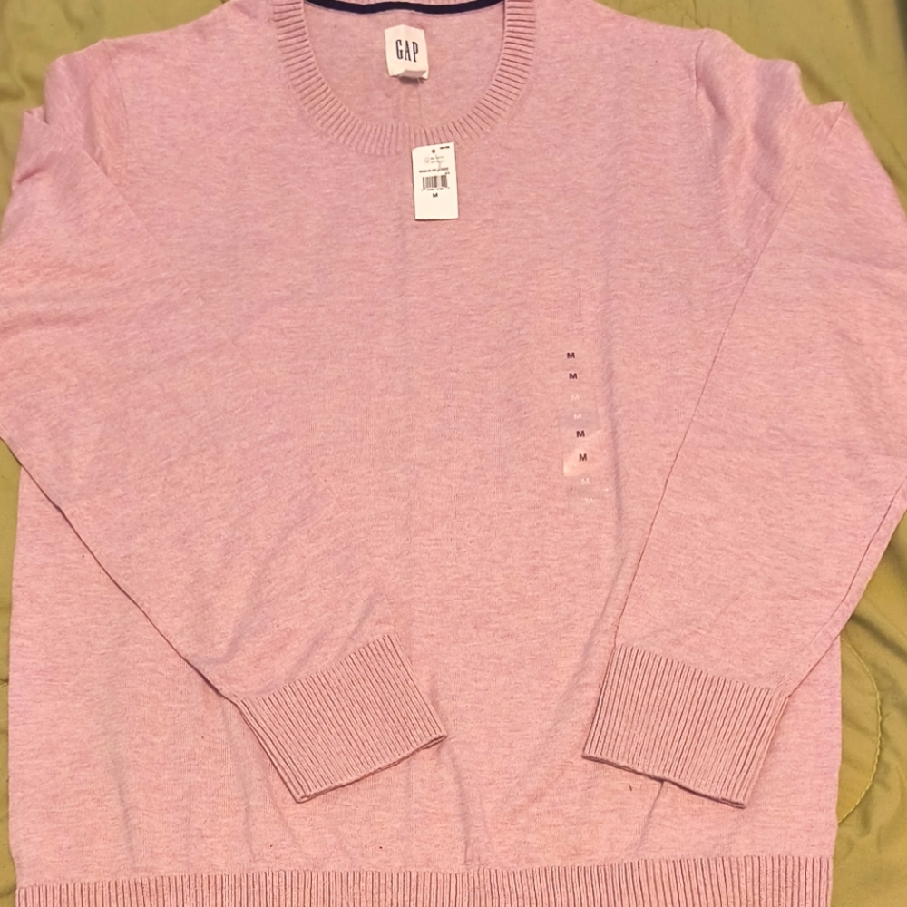 NWT Mens Gap Cotton Blend Crew neck Sweater
